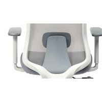 Chaise ergonomique blanche Lando - OfficePro - Prosiege